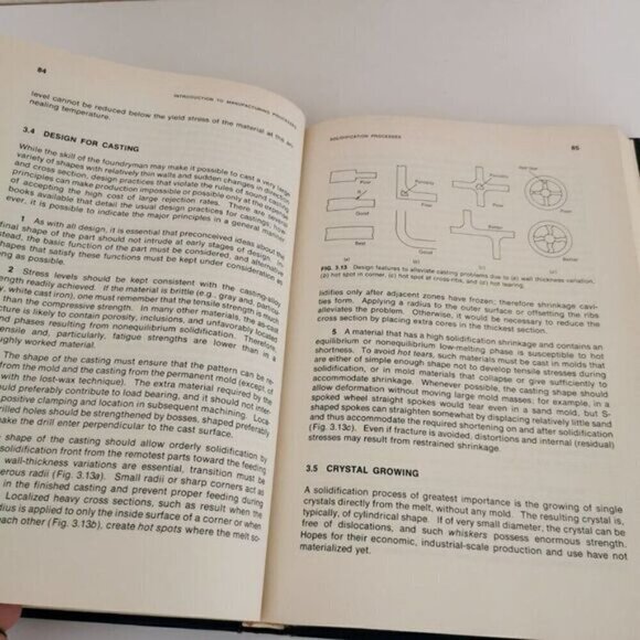 1977 Introduction to Manufacturing Process Textbook John Schey Vintage Engineer - Picture 6 of 8
